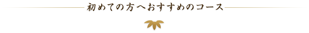 おすすめコース